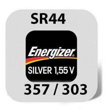 Energizer Uhrenbatterie 357 AgO 1,55V - SR44W 10-er Pack